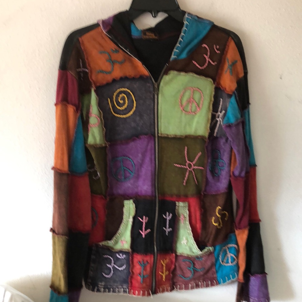 Rising International Multicolor Patchwork Women's… - image 1